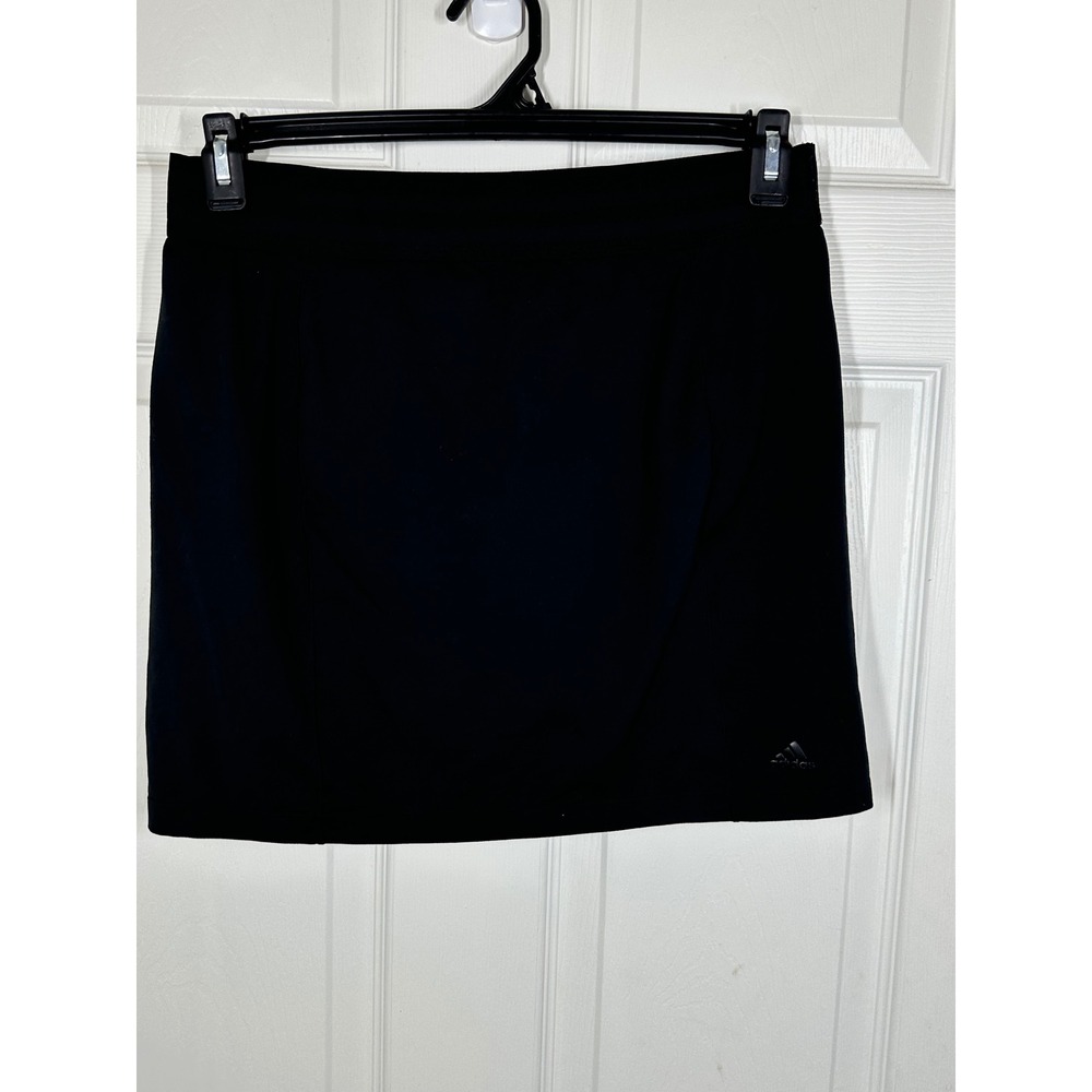 Adidas Skort Womens M Black Golf Skirt Athletic Stretch‎ Activewear 7090